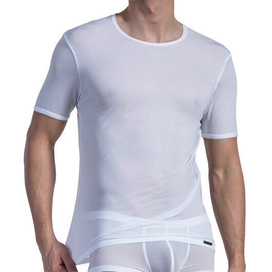 Olaf Benz T-Shirt, Rundhals, weiß