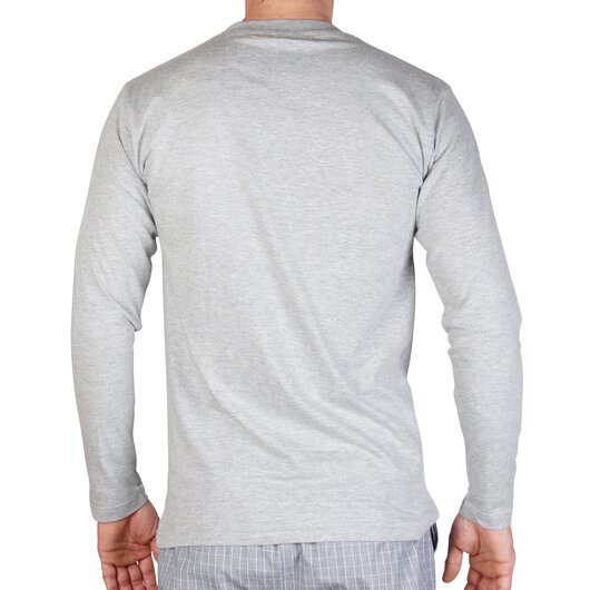 Longsleeve Shirt (Grau-Melange) L