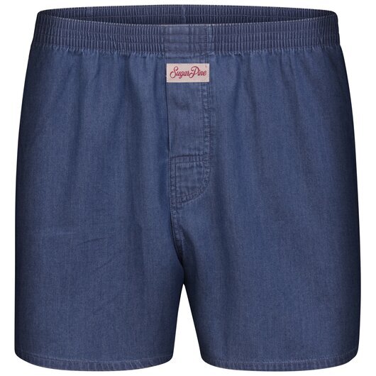 Sugar Pine - Mens woven boxershorts - loose fit - denim look - made from 100% cotton - Size XL | 7 | 54 (2000-SPC-8102-XL)