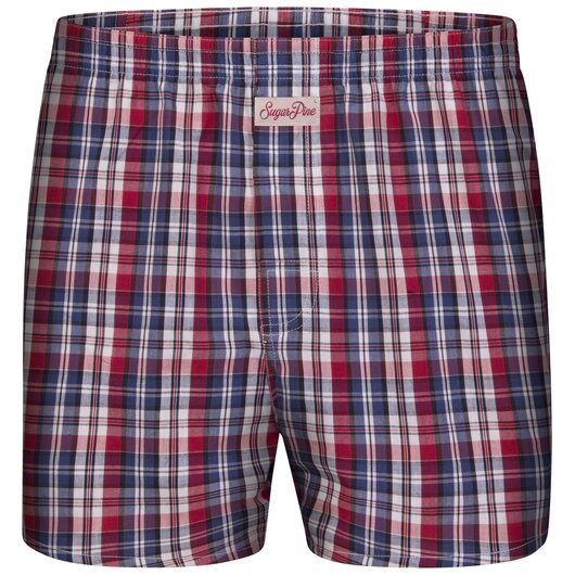 Sugar Pine - Mens woven boxershorts - loose fit - checked - made from 100% cotton - Size S | 4 | 48 (2000-SPC-8103-S)