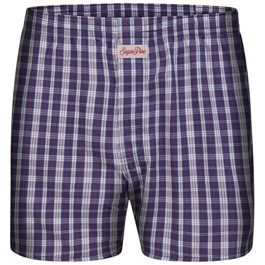 Sugar Pine - Mens woven boxershorts - loose fit - checked - made from 100% cotton - Size M | 5 | 50 (2000-SPC-8104-M)