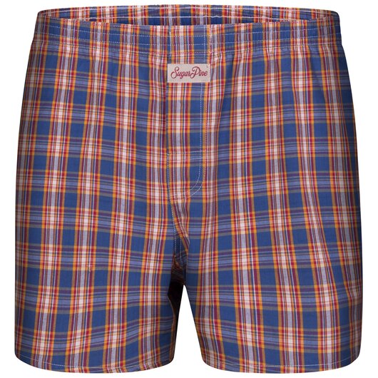 Sugar Pine - Mens woven boxershorts - loose fit - checked - made from 100% cotton - Size S | 4 | 48 (2000-SPC-8105-S)
