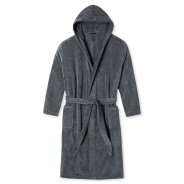 Herren Bademantel Essentials - grau