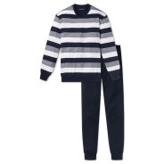 Herren Pyjama Dark Sapphire - dunkelblau