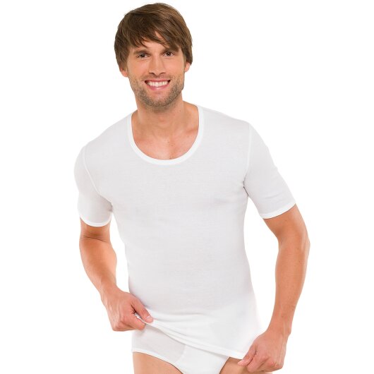 Schiesser Herren Unterhemd Essentials Feinripp