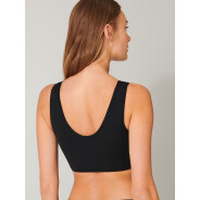 Damen Bustier Lasercut Invisible Soft - black