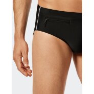 Herren Badehose Aqua - Schwarz