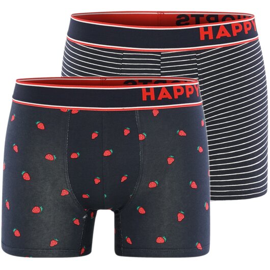 2-Pack Trunks Strawberries and Stripe Gre L