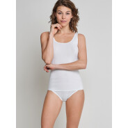 Damen 2-Pack Trägertop Luxury - weiss