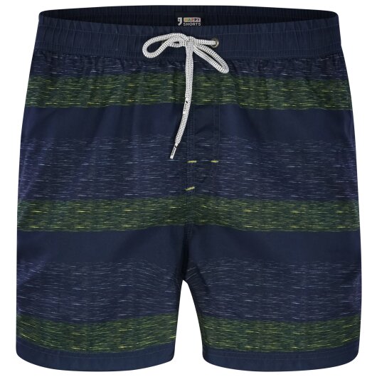 Happy Shorts Herren Badeshorts Faded Stripe