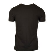 Herren T-Shirt V-Neck RED 1601 - Schwarz