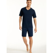 Herren Schlafanzug Uncover - nachtblau
